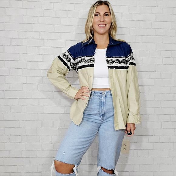 Roper Vintage Horse Button Down Shirt - Picture 1 of 9